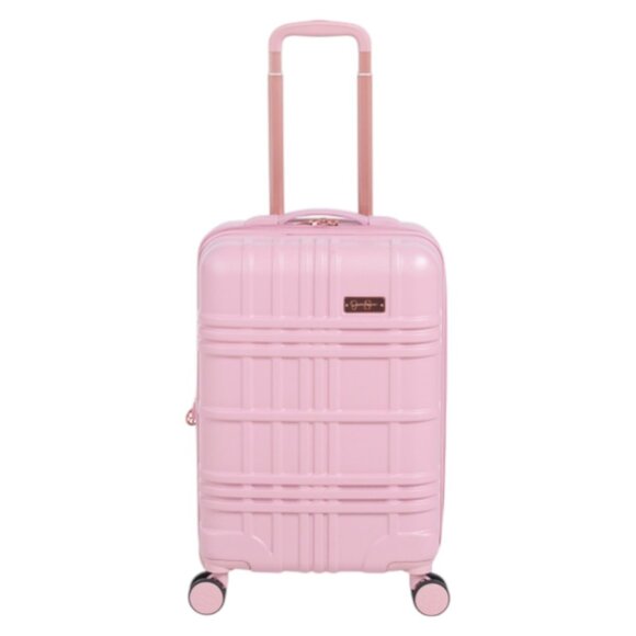 JESSICA SIMPSON 20in Jewel Plaid Hardside Carry-on Spinner - Picture 1 of 4